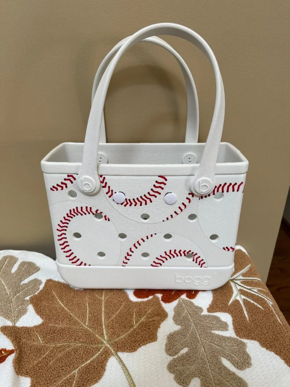 Bogg Small Baseball Print Tote 11